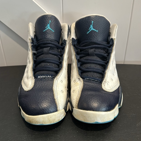 Jordan 13 Retro GS White Obsidian Youth size 1 - Picture 2 of 3